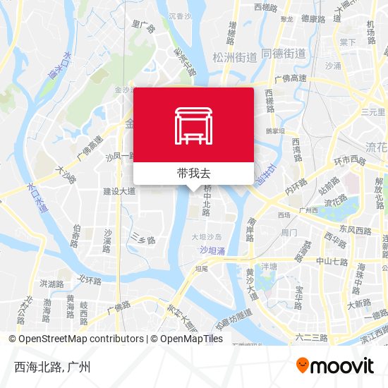 西海北路地图