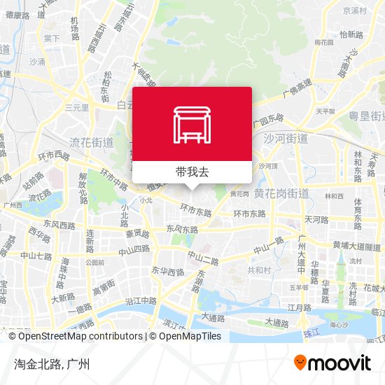 淘金北路地图