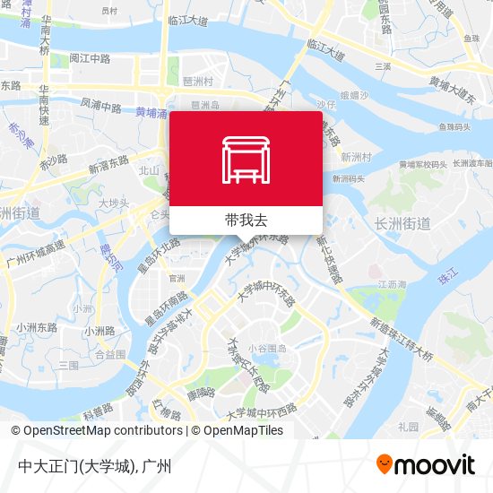 中大正门(大学城)地图