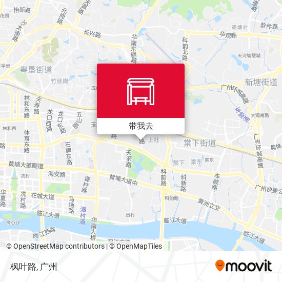 枫叶路地图