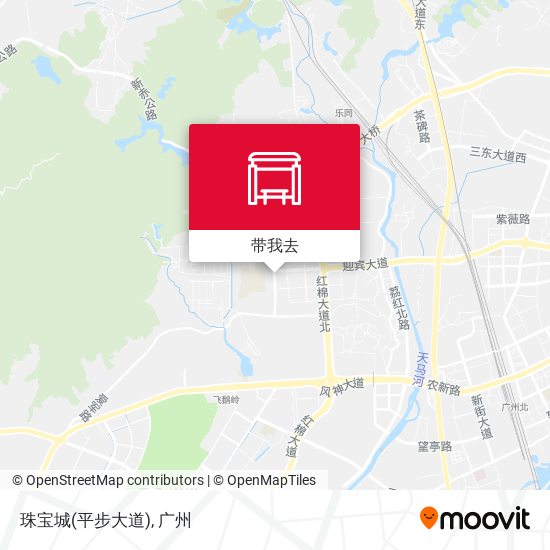 珠宝城(平步大道)地图