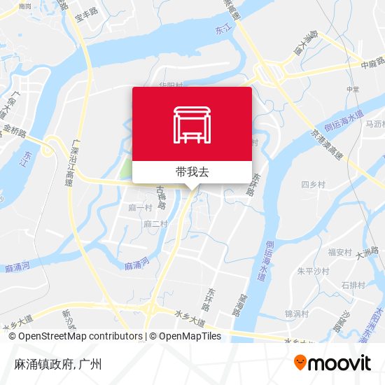 麻涌镇政府地图