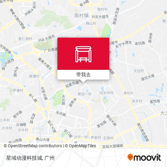 星域动漫科技城地图