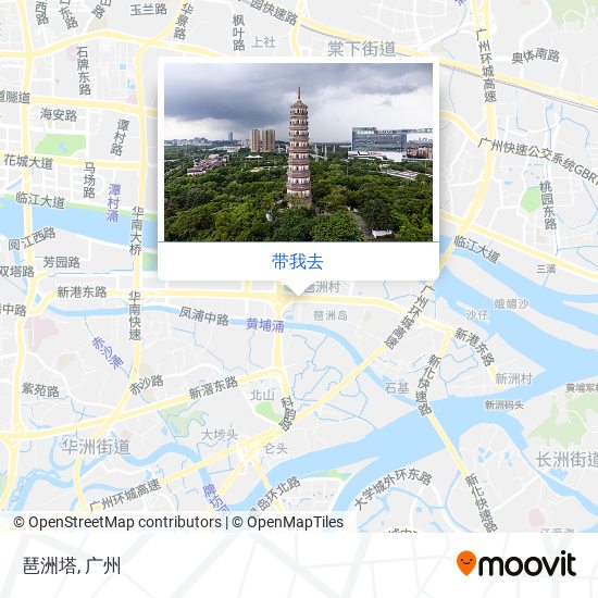 琶洲塔地图