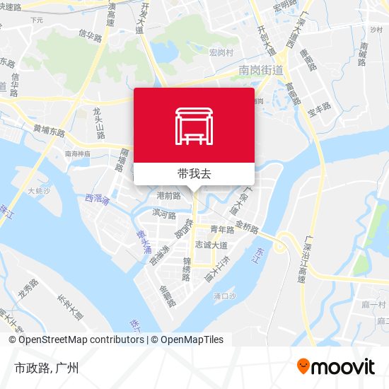 市政路地图