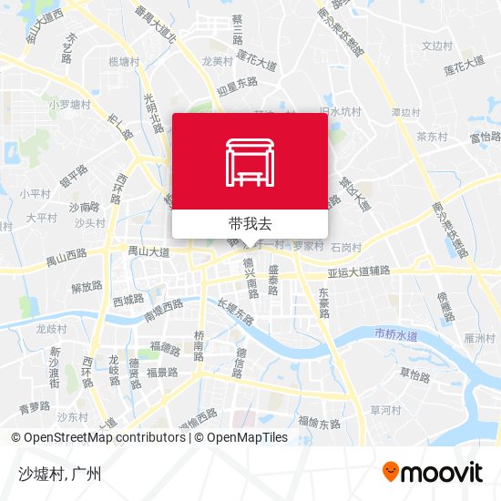 沙墟村地图