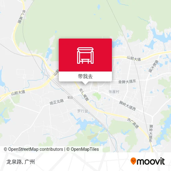 龙泉路地图