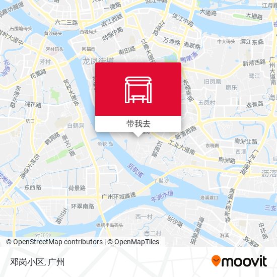 邓岗小区地图