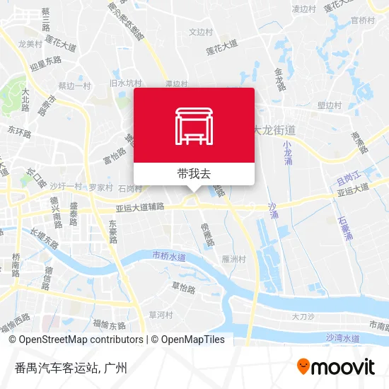番禺汽车客运站地图