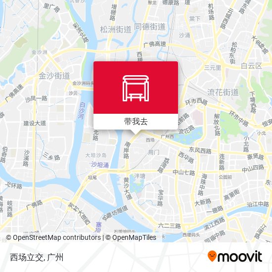 西场立交地图
