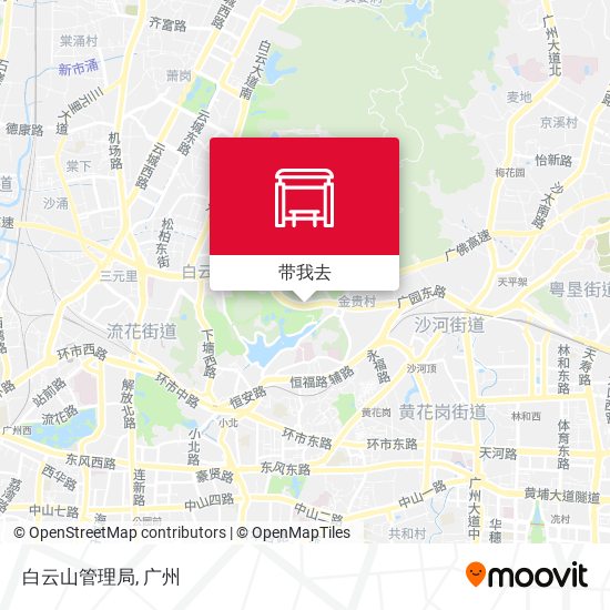 白云山管理局地图