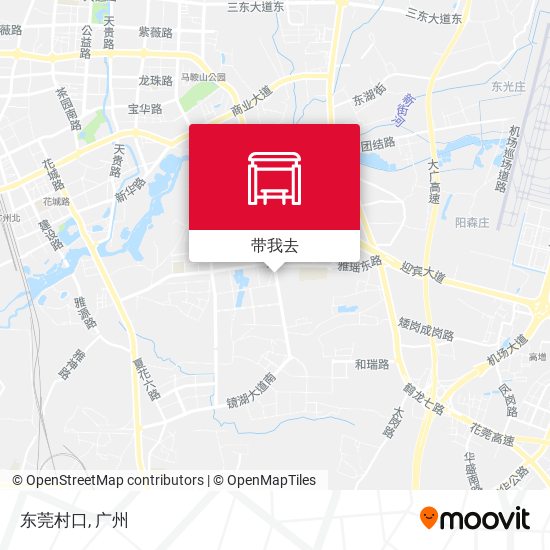 东莞村口地图