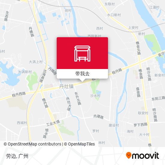 劳边地图