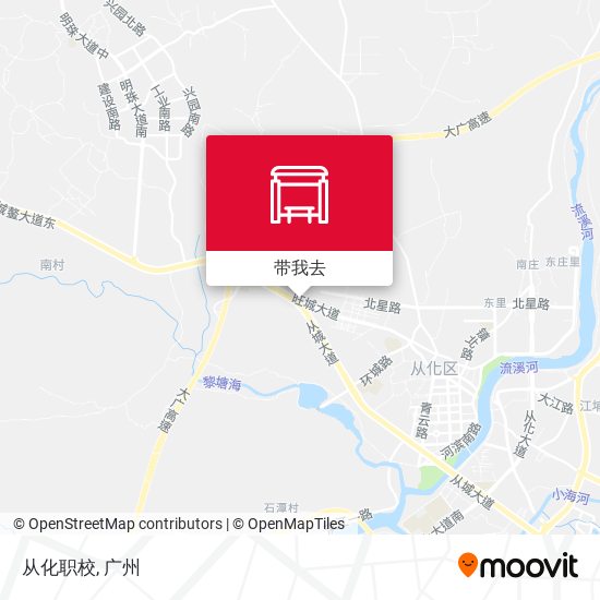 从化职校地图