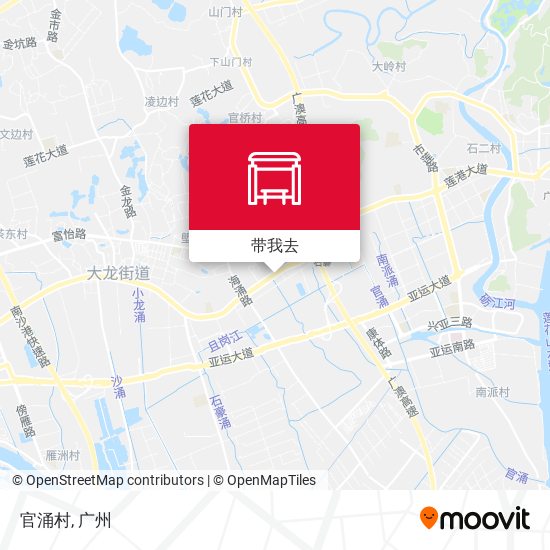 官涌村地图