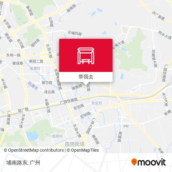 埔南路东地图