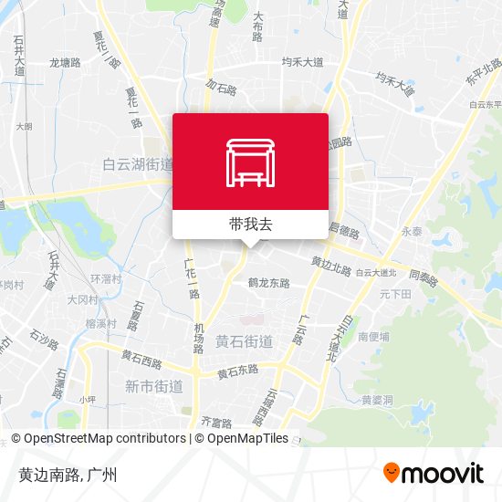 黄边南路地图