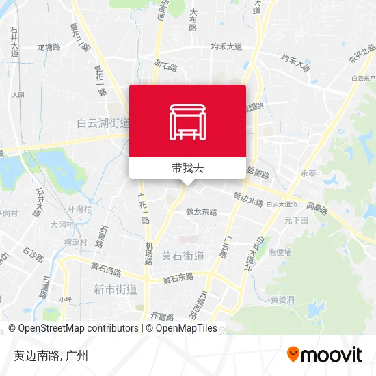 黄边南路地图