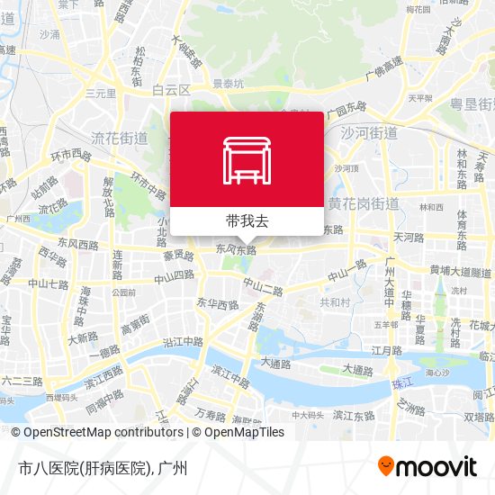 市八医院(肝病医院)地图