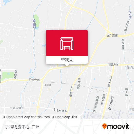祈福物流中心地图