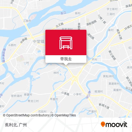 蕉利北地图