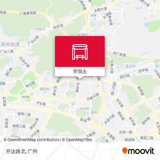 开达路北地图
