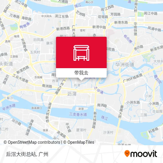 后滘大街总站地图