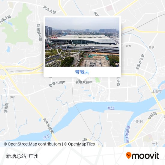 新塘总站地图
