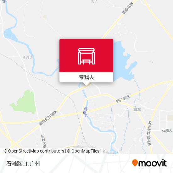 石滩路口地图