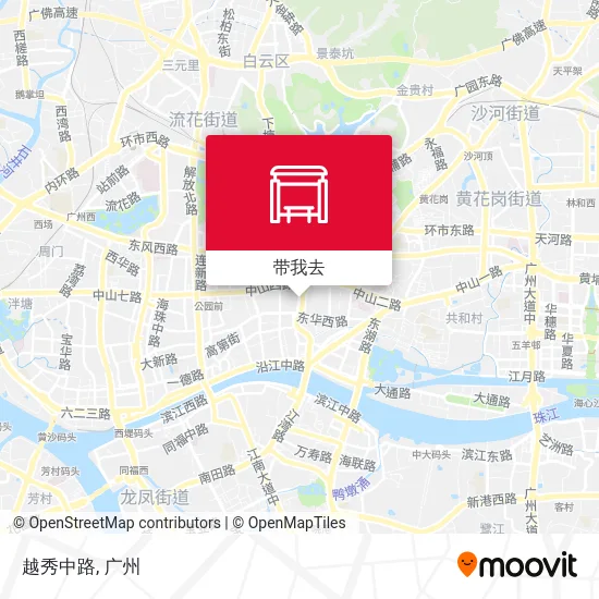 越秀中路地图