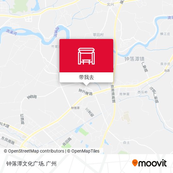 钟落潭文化广场地图