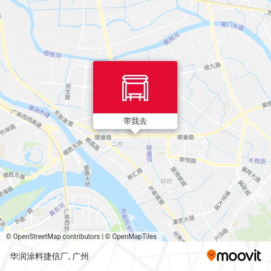 华润涂料捷信厂地图