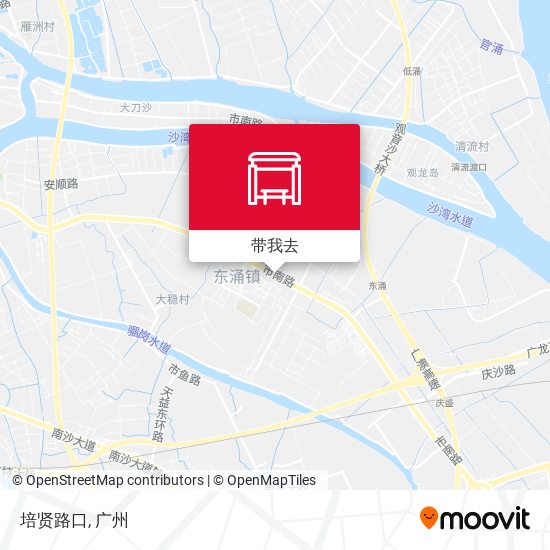 培贤路口地图