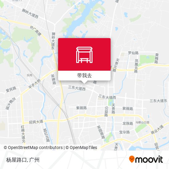 杨屋路口地图