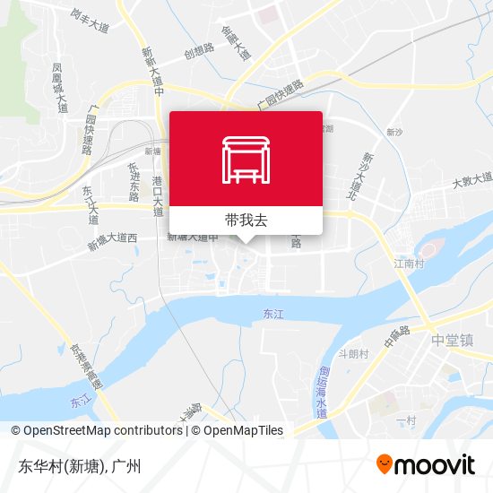 东华村(新塘)地图