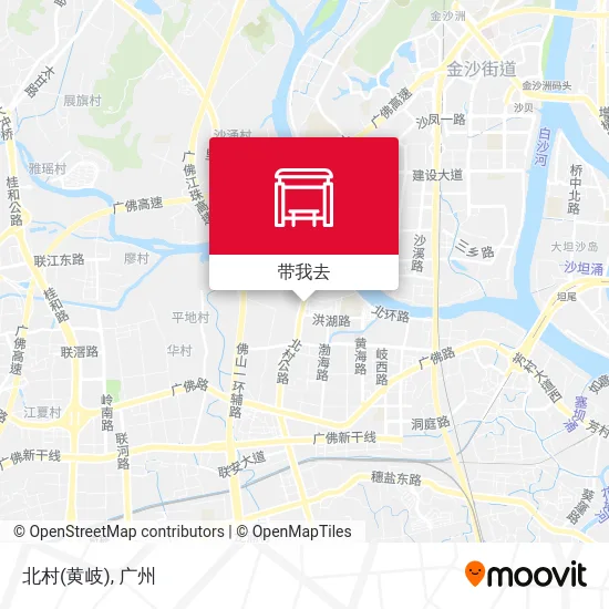 北村(黄岐)地图