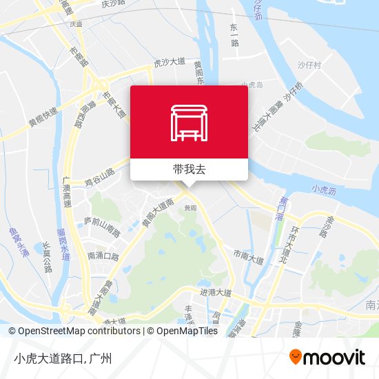 小虎大道路口地图