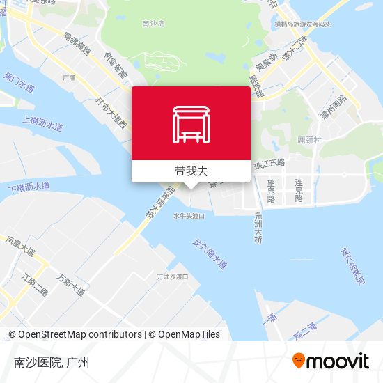 南沙医院地图