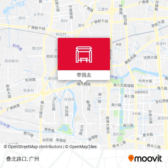 叠北路口地图