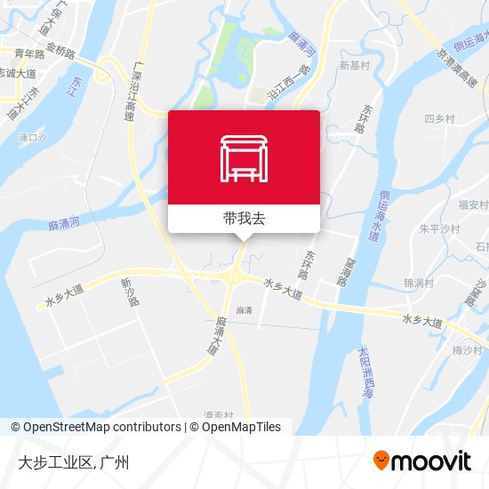 大步工业区地图