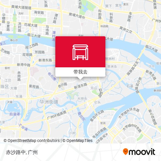 赤沙路中地图