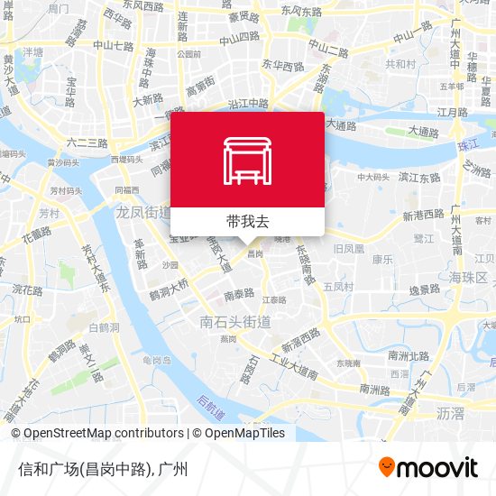 信和广场(昌岗中路)地图