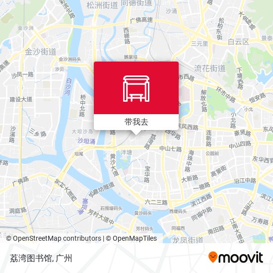 荔湾图书馆地图