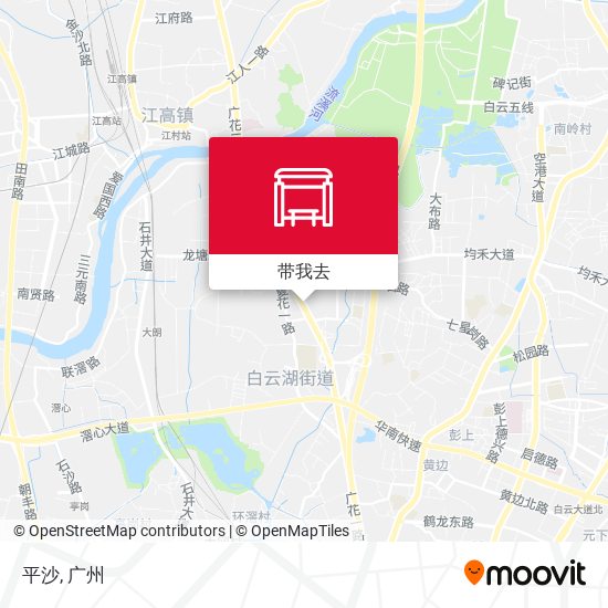 平沙地图