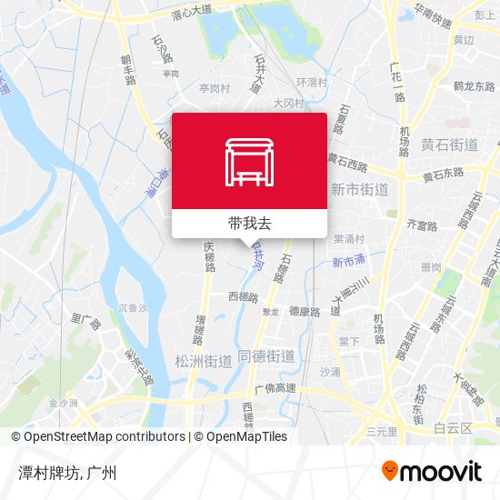 潭村牌坊地图