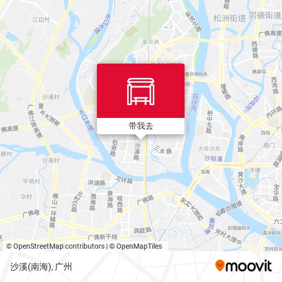 沙溪(南海)地图