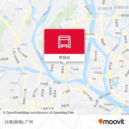 沙溪(南海)地图
