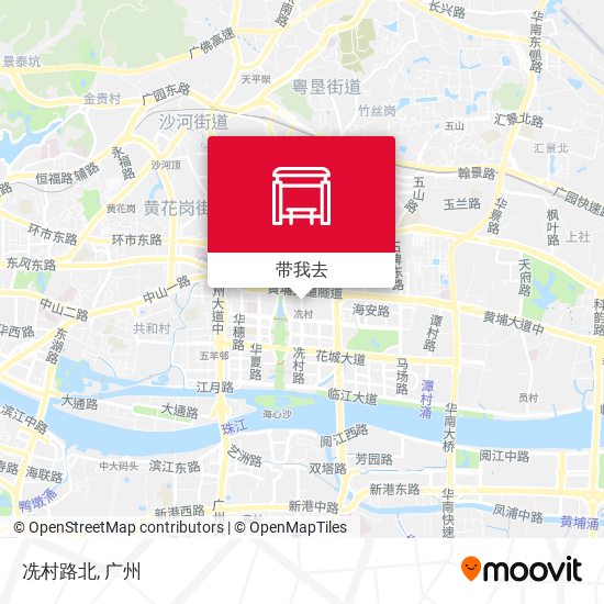 冼村路北地图