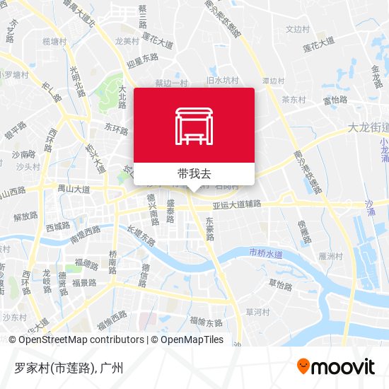 罗家村(市莲路)地图