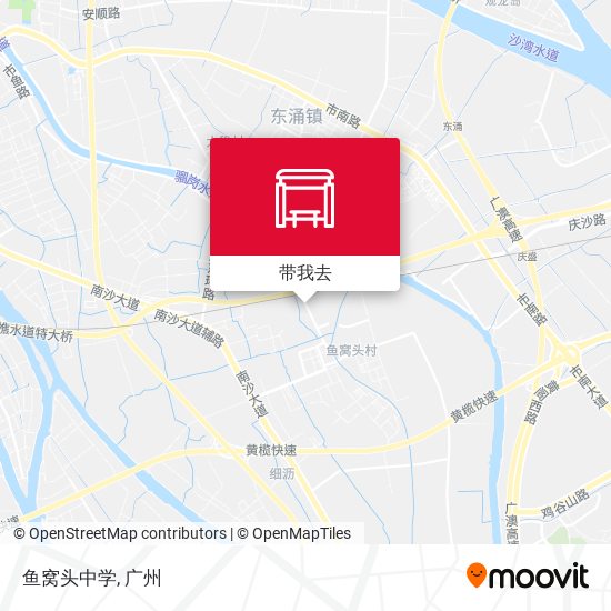 鱼窝头中学地图